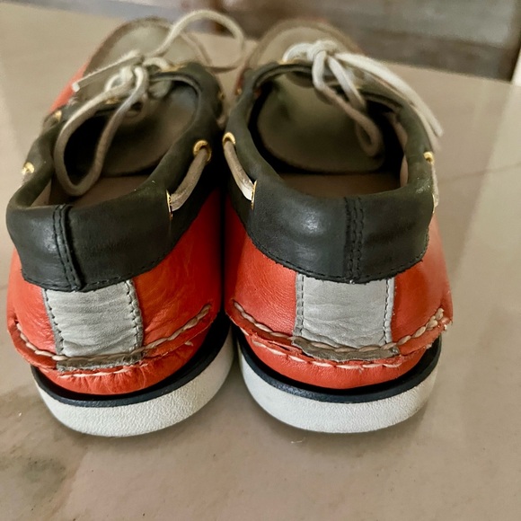 Stylish Kids Boat Shoes - Orange and Gray main image 5